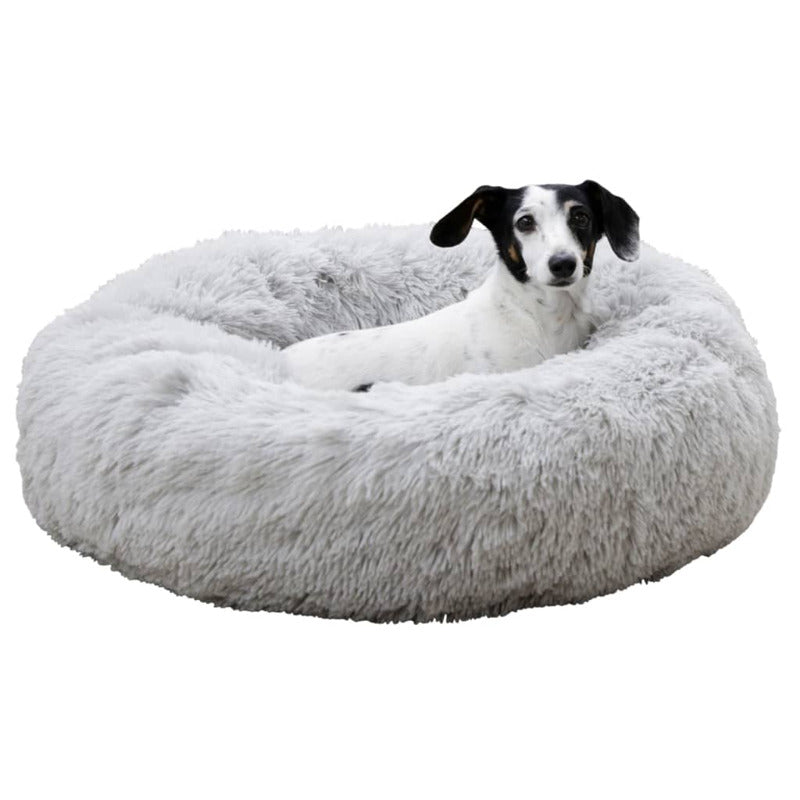 Kerbl Cama Para Perros Suave Fluffy Gris Claro 18 Cm_5