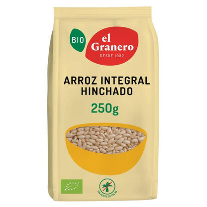 Pack 2x Arroz Integral Hinchado El Granero, 250 g