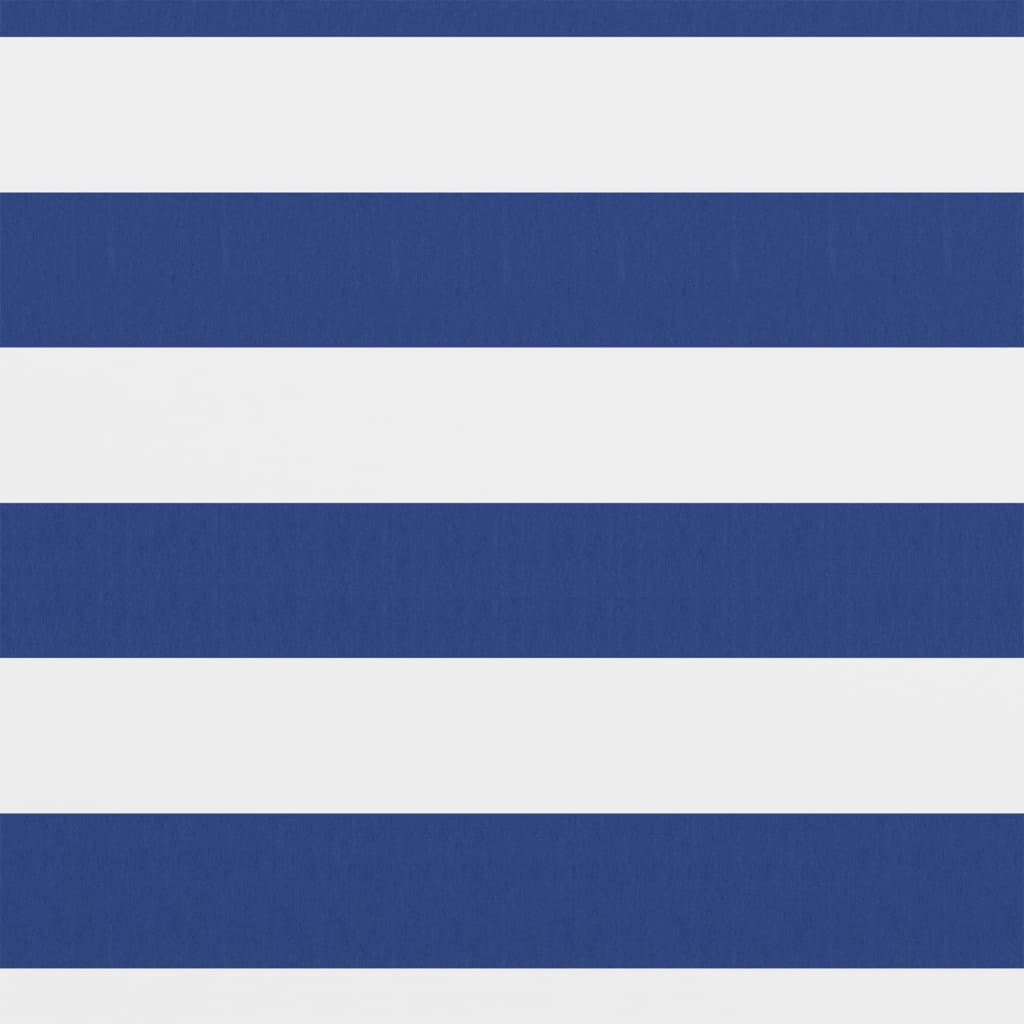 Vidaxl Toldo Para Balcón Tela Oxford Blanco Y Azul 90x400 Cm_1