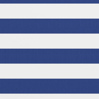 Vidaxl Toldo Para Balcón Tela Oxford Blanco Y Azul 90x400 Cm_1