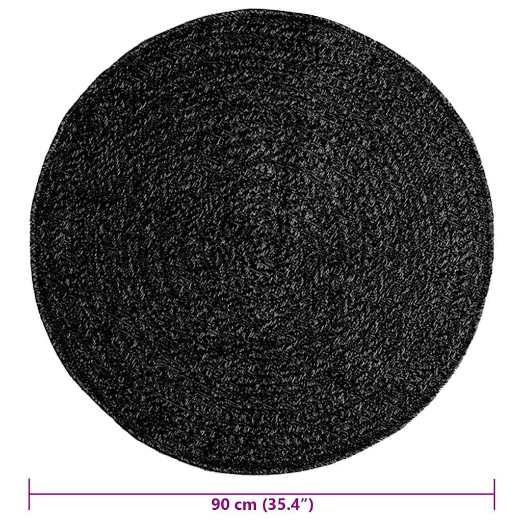 Vidaxl Alfombra Zizur Apariencia Yute Interior Exterior Antracita_2