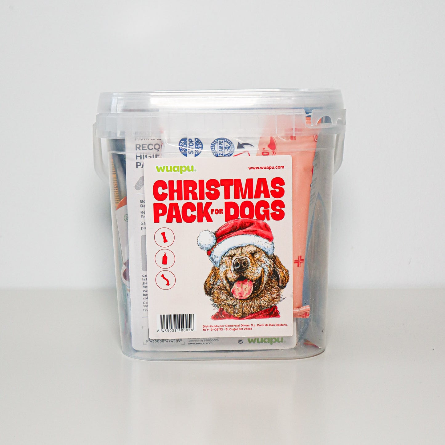 Christmas Pack Para Perro De Wuapu Con Snacks, Juguetes Y Alimento Húmedo_3