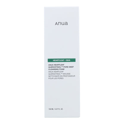 Espuma Limpiadora Heartleaf Quercetinol Pore Deep Cleansing Foam Anua 150 ml
