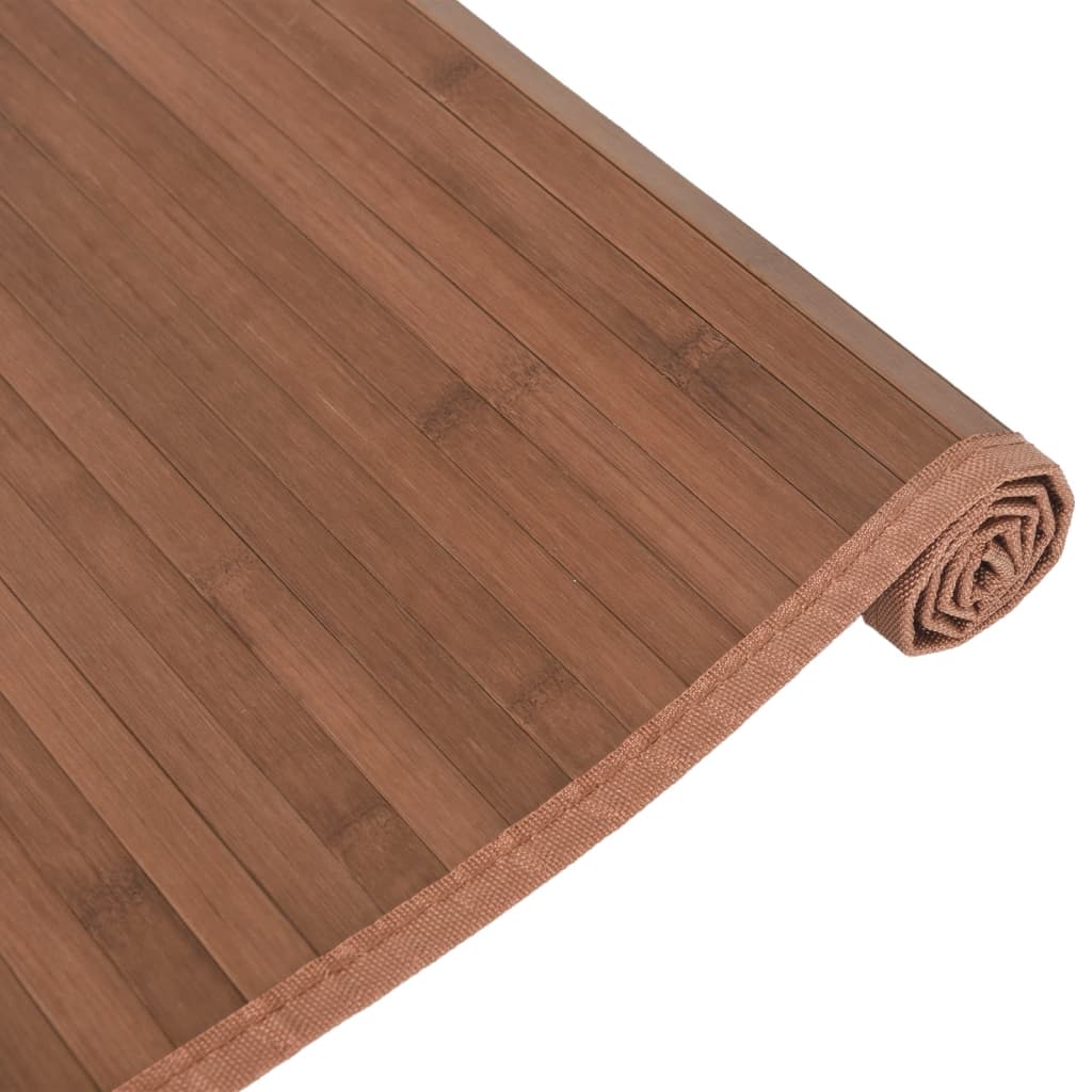 Alfombra Rectangular Bambú Marrón 80x500 Cm / Vetonek_0