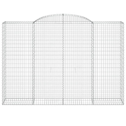 Cestas De Gaviones 6 Uds Forma De Arco Hierro 300x50x200/220 Cm_3