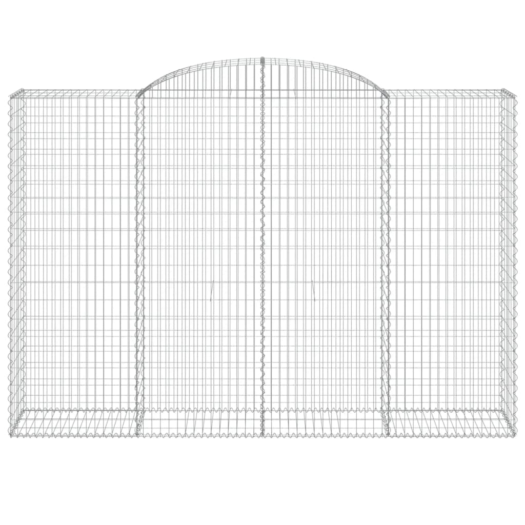 Cestas De Gaviones 5 Uds Forma De Arco Hierro 300x50x200/220 Cm_3