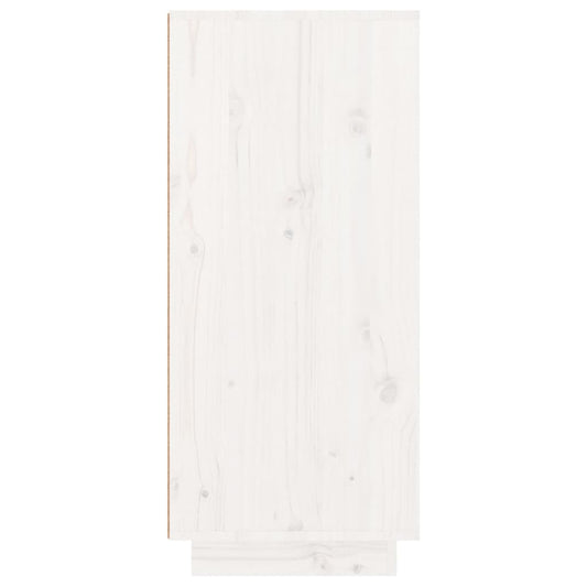 Armario Zapatero De Madera Maciza De Pino 60x35x80 Cm / Vetonek_0