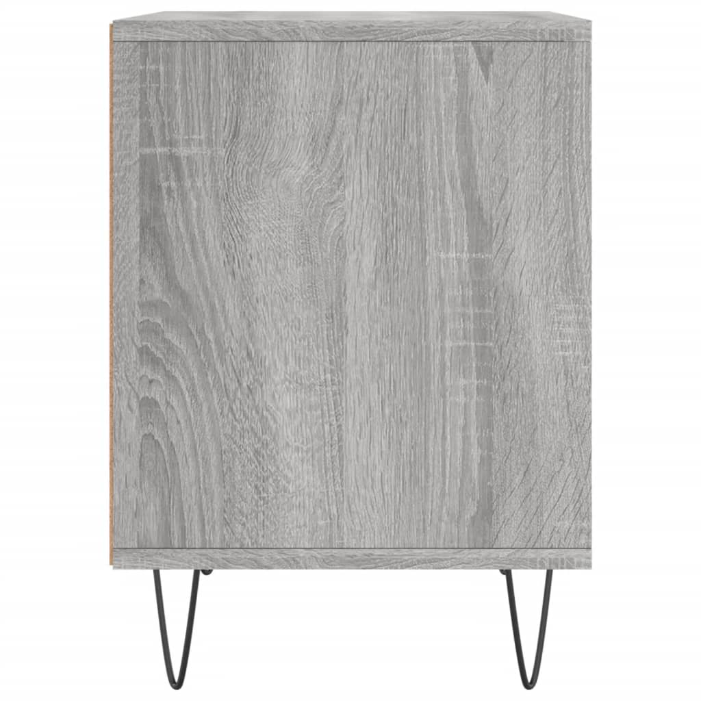 Mesita De Noche 2 Uds Madera Ingeniería Gris Sonoma 40x35x50 Cm_4