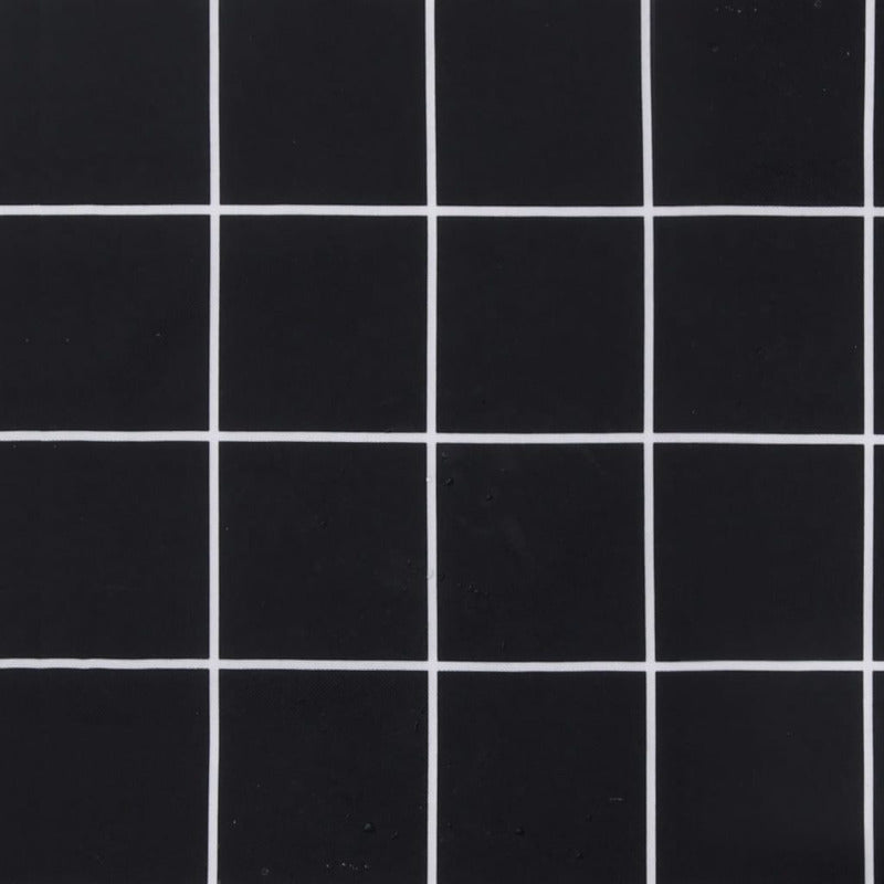 Vidaxl Cojín Para Palés Tela Oxford A Cuadros Negro 60x60x8 Cm_5