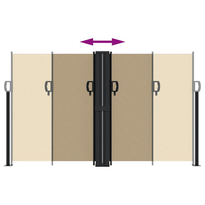 Vidaxl Toldo Lateral Retráctil Beige 140x1200 Cm_4