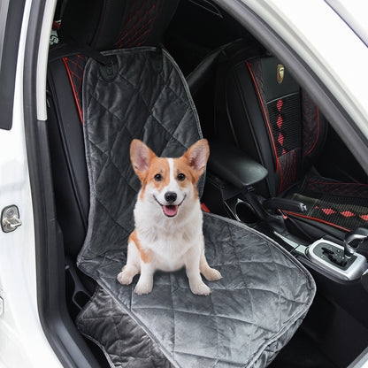 Pawhut Funda De Asiento Delantero De Coche Para Perro Antideslizante Con Ancla Y_1