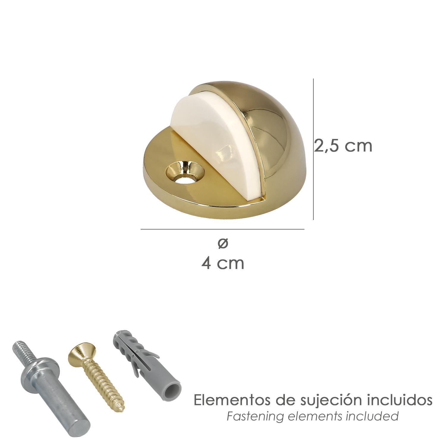 Tope Puerta Wolfpack Atornillar Acero Inoxidable Latonado_1