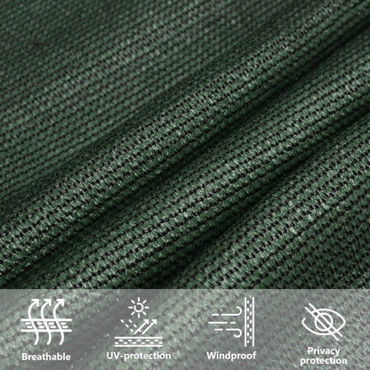 Vidaxl Toldo De Vela Verde Oscuro Hdpe 160 G/m² 5x5x5 M_3