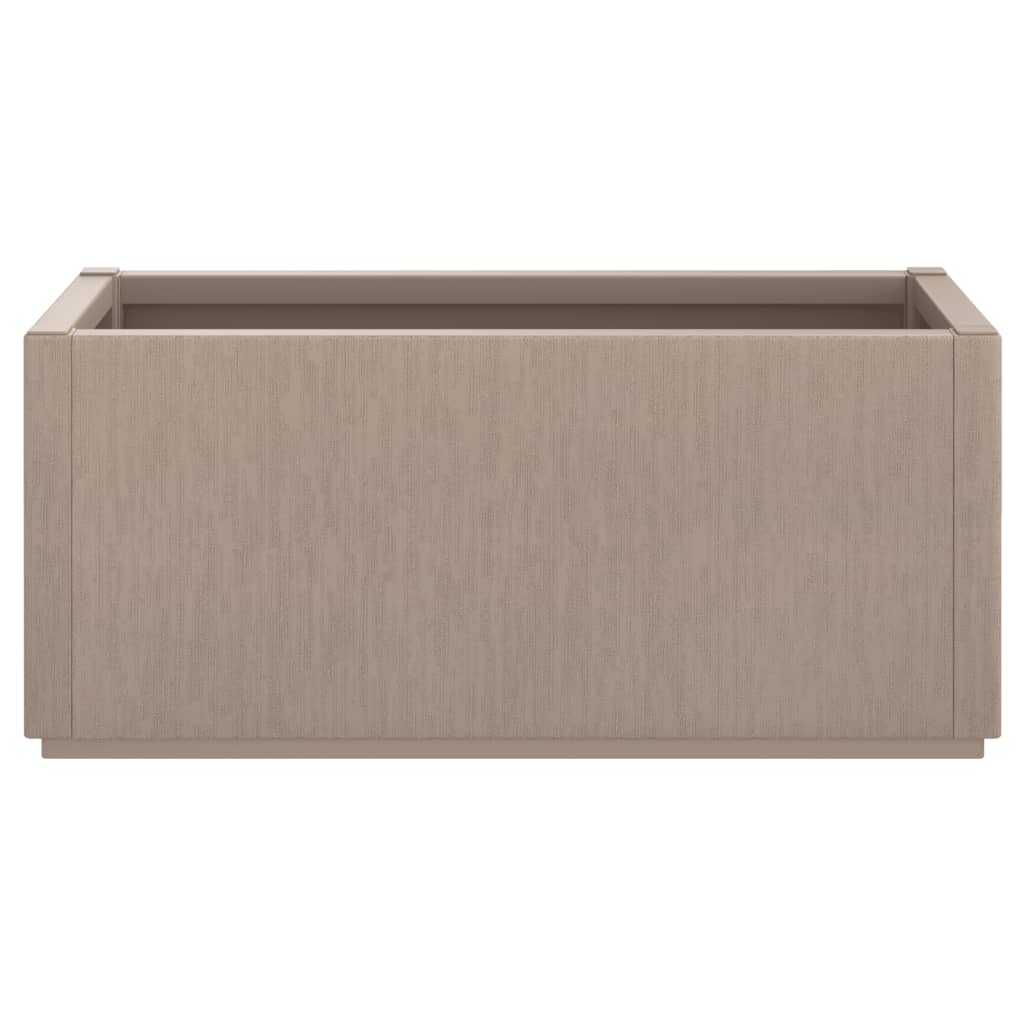 Caja De Flores De Jardín Marrón Claro_3