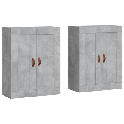 Armarios De Pared 2 Uds Madera De Ingeniería Gris Hormigón_1
