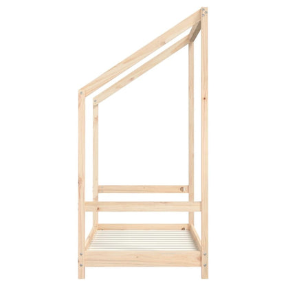 Vidaxl Estructura De Cama Deniños Madera Maciza De Pino 2x(70x140) Cm_4
