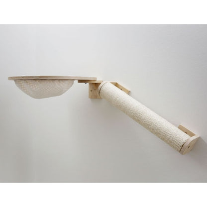 Kerbl Recorrido Mural Para Gatos Andes Blanco Y Natural 52x40x30 Cm_4