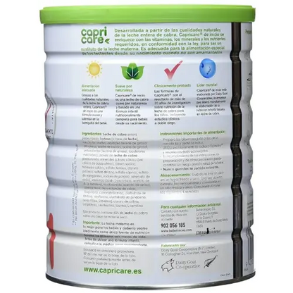 Promo 2x Leche de iniciación de cabra para lactantes 1 Capricare 800 g