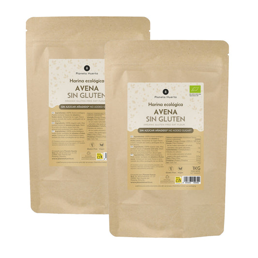Pack 2x Harina de Avena Sin Gluten ECO Planeta Huerto