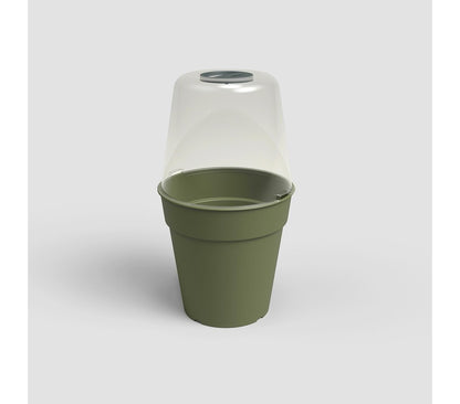 Artevasi Macetero De Plástico Reciclado Madagascar Verde 50cm_1