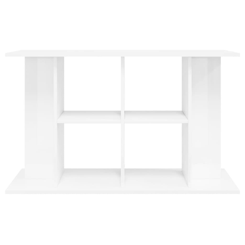 Vidaxl Soporte De Acuario Madera Ingeniería Blanco Brillo 100x40x60 Cm_3