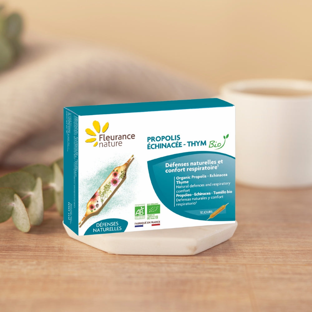 Propóleos Equinácea Tomillo Eco Fleurance Nature 10 Ampollas_1
