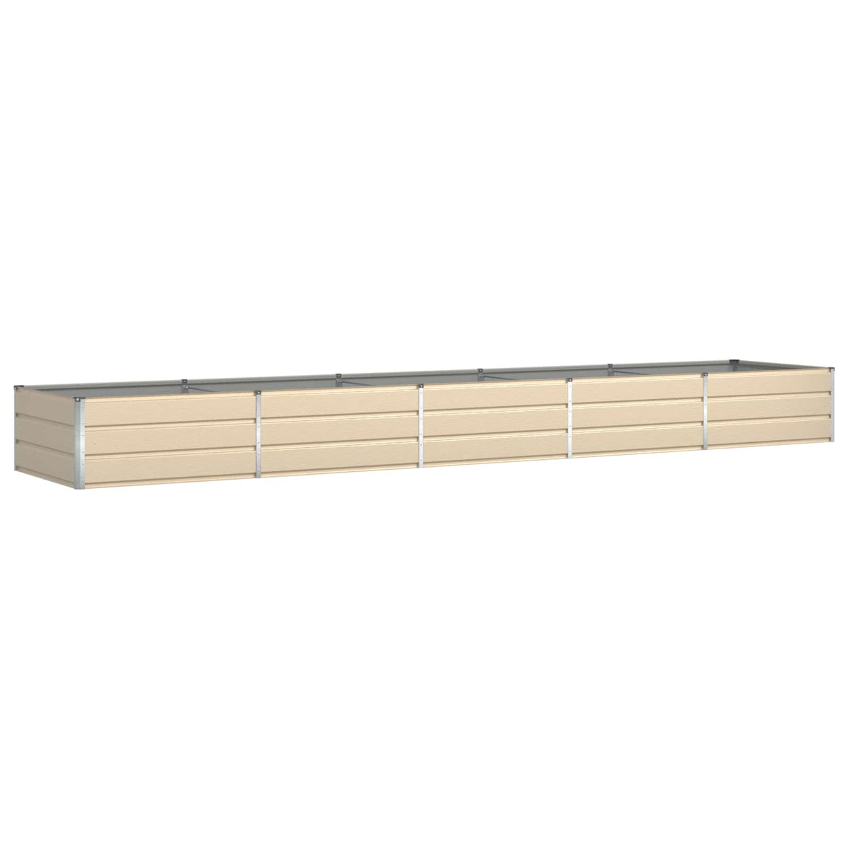 Jardinera Marfil 480 X 100 X 45 Cm Acero Galvanizado_0