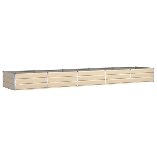 Jardinera Marfil 480 X 100 X 45 Cm Acero Galvanizado_0