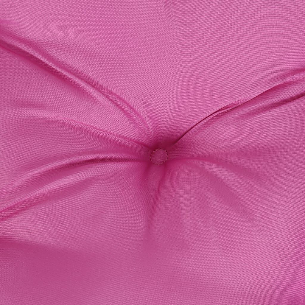 Vidaxl Cojín De Banco De Jardín Tela Oxford Rosa 180x50x7 Cm_4