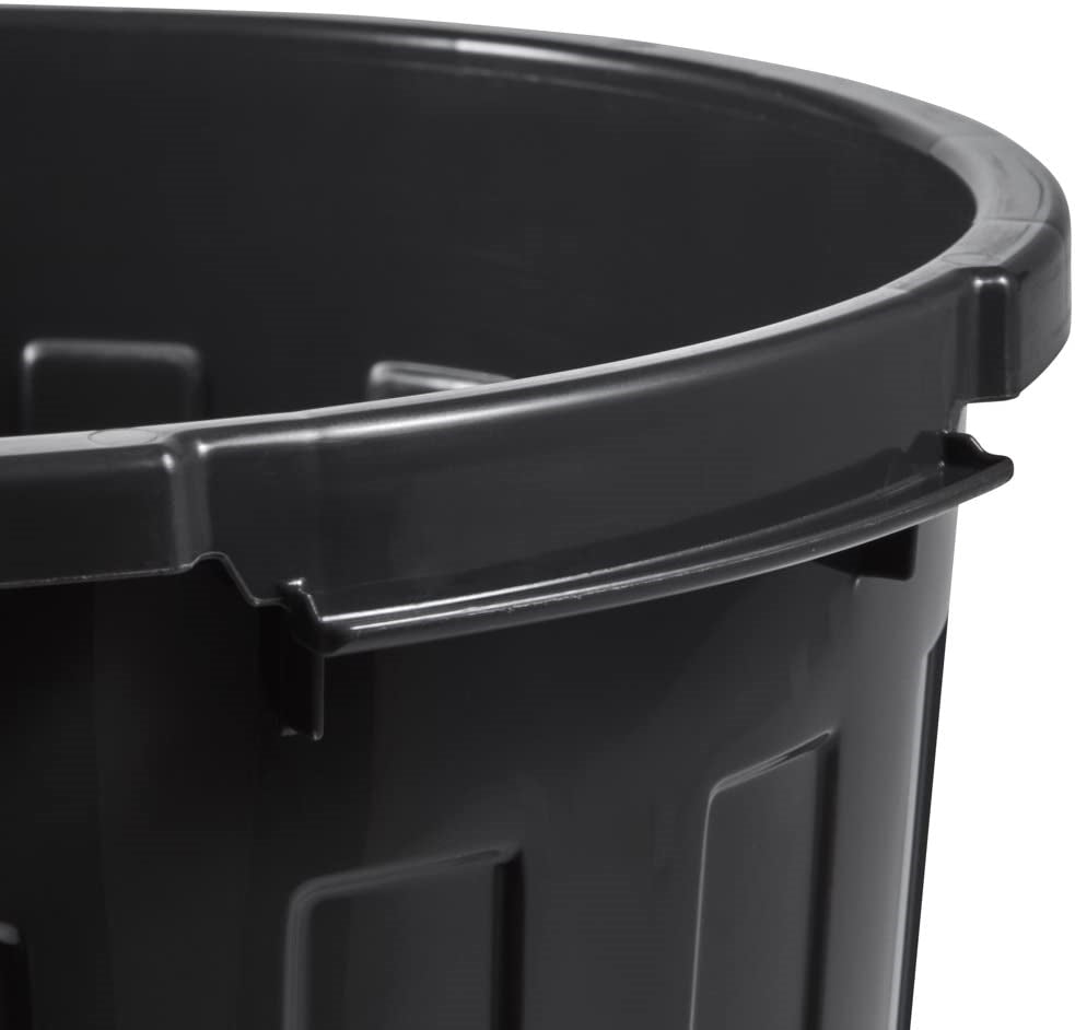 Cubo De Basura / Papelera Polivalente Con Tapa Cerrable, Pequeño, Plástico Resistente (pp), 7 l, Mats, Grafito_4