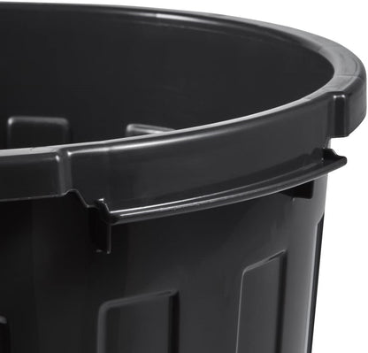 Cubo De Basura / Papelera Polivalente Con Tapa Cerrable, Pequeño, Plástico Resistente (pp), 7 l, Mats, Grafito_4