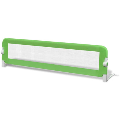 Barandilla De Seguridad Cama De Niño 2 Uds Verde 150x42 Cm_2