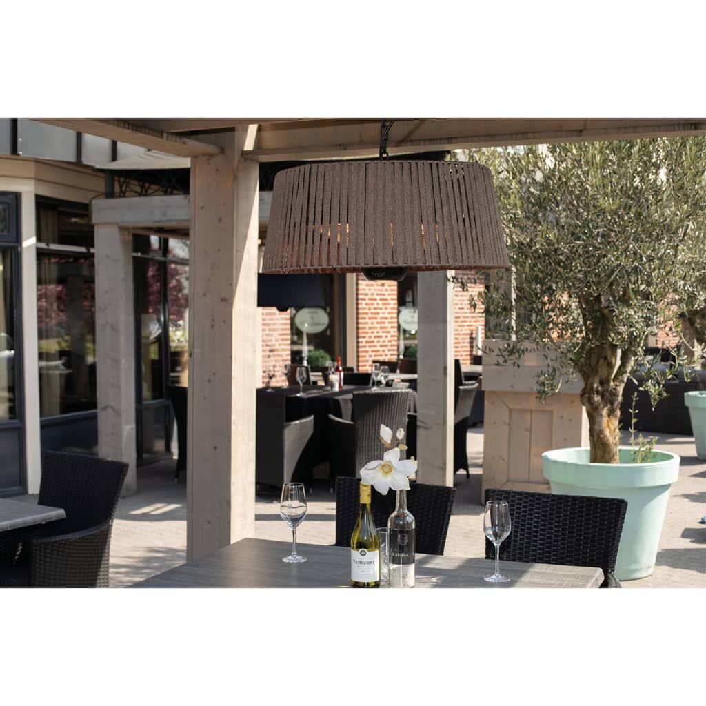 Sunred Calefactor Colgante Artix Corda 1800 W Halógeno Marrón_1