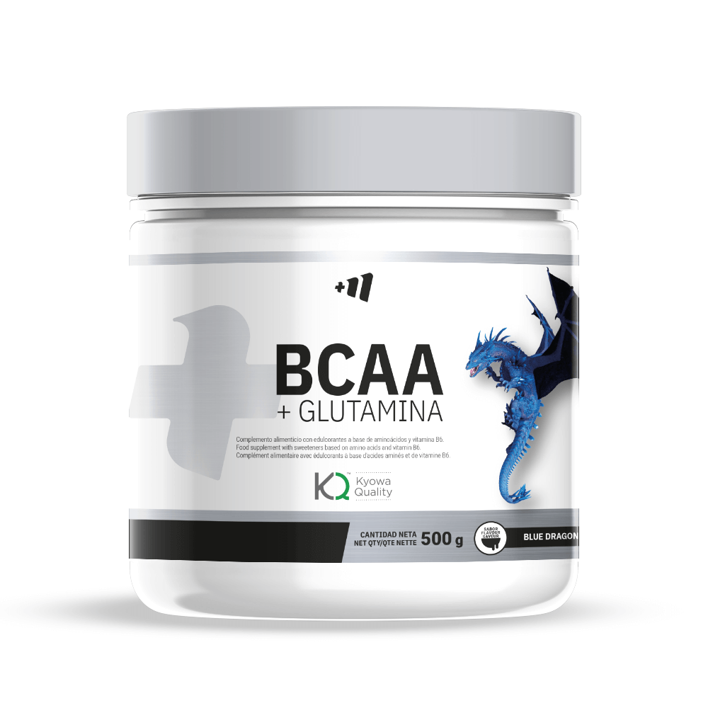 Bcaa + Glutamina Kyowa® - 500g - Blue Dragon - Mejora La Resistencia - Masmusculo_0