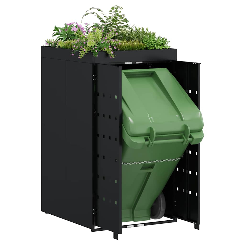 Almacenamiento Para Contenedor Rueda Con Techo Para Plantas Para Contenedor De 240l_2