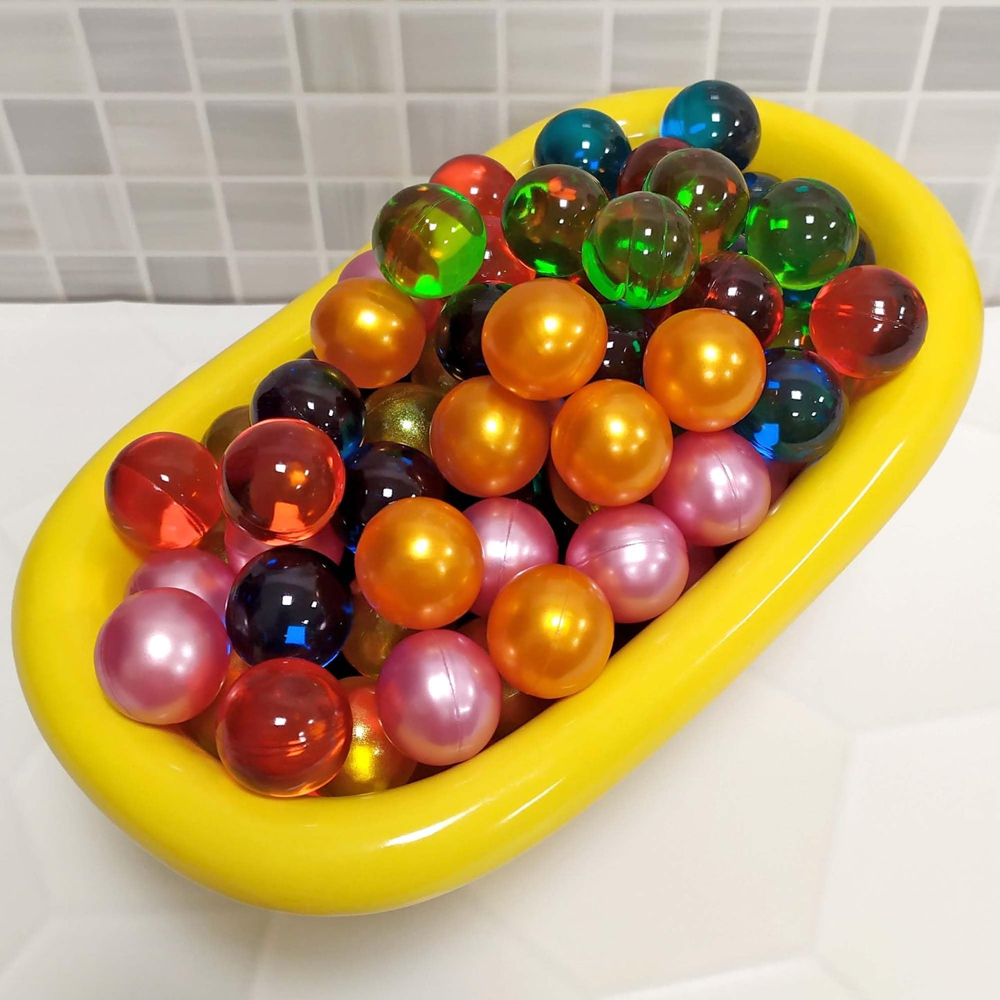 Caja 40 Perlas De Baño Con Aromas Surtidos - Con Aceite De Soja - Hidratante Y Aromática - Formas Varias_3