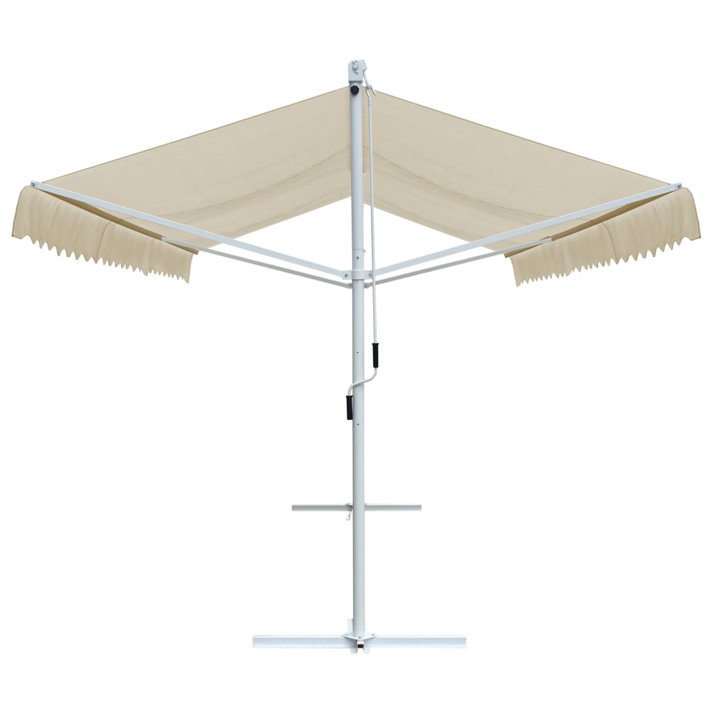 Toldo De Pie Independiente Color Crema 600x300 Cm_2