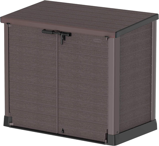 Duramax - Arcón Cubre Cubos Exterior - 1200 L - Pvc - Color Marrón -  -_0