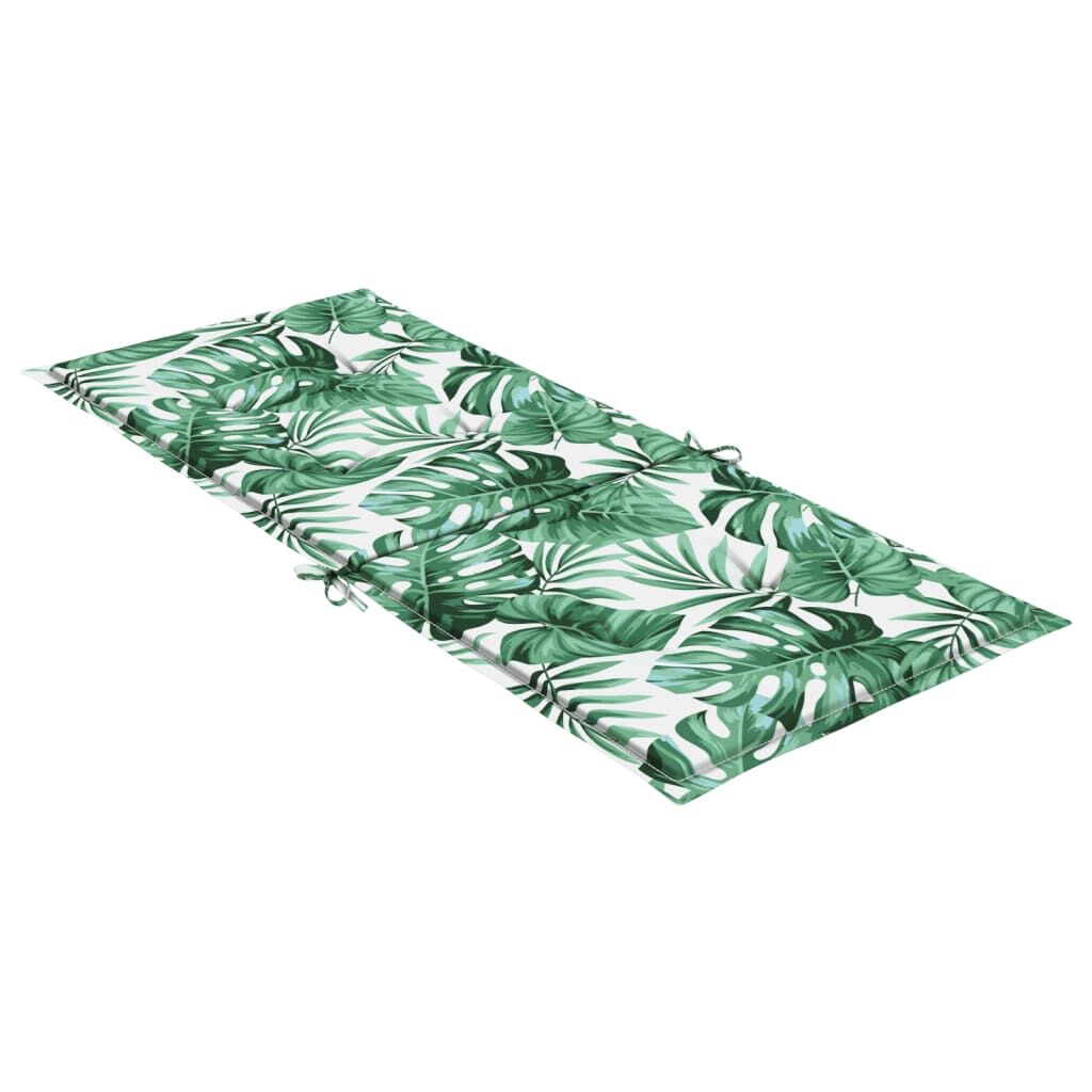 Vidaxl Cojines De Silla De Respaldo Alto 6 Uds Tela Estampado De Hojas_4