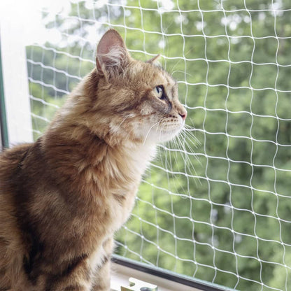 Kerbl Red De Seguridad Para Gatos Transparente 6x3 M_1
