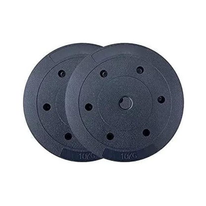 Discos De Pesas Perpetual De 10 Kg (paquete De 2) Piezas Sueltas Con Orificio De 25 Mm_0