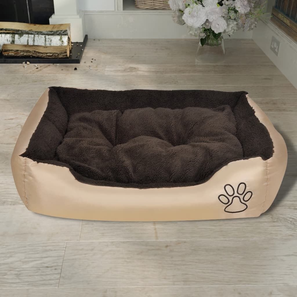 Vidaxl Cama Para Perro Con Cojín Acolchado Talla L_1
