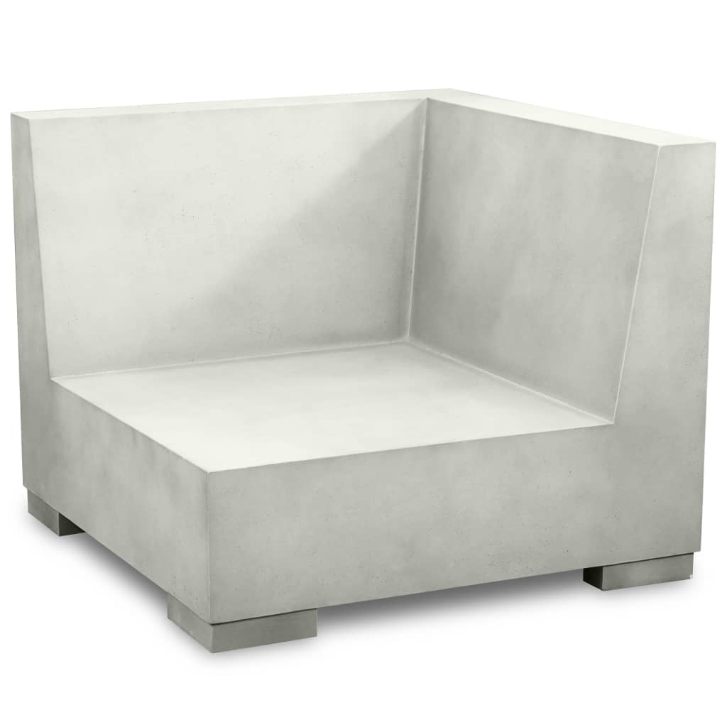 Vidaxl Set De Muebles De Jardín 6 Piezas Y Cojines Hormigón Gris_4