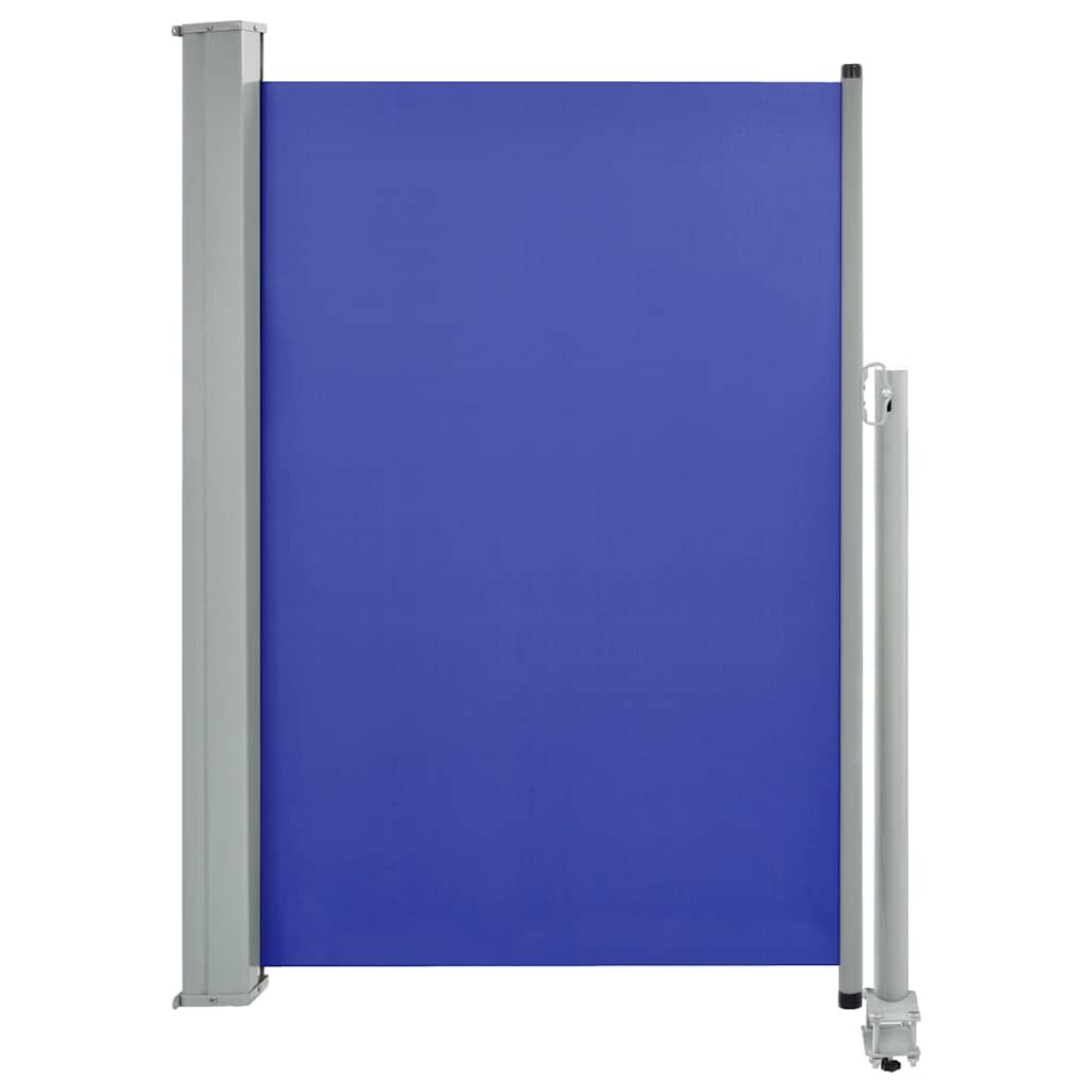 Vidaxl Toldo Lateral Retráctil De Jardín Azul 120x300 Cm_0