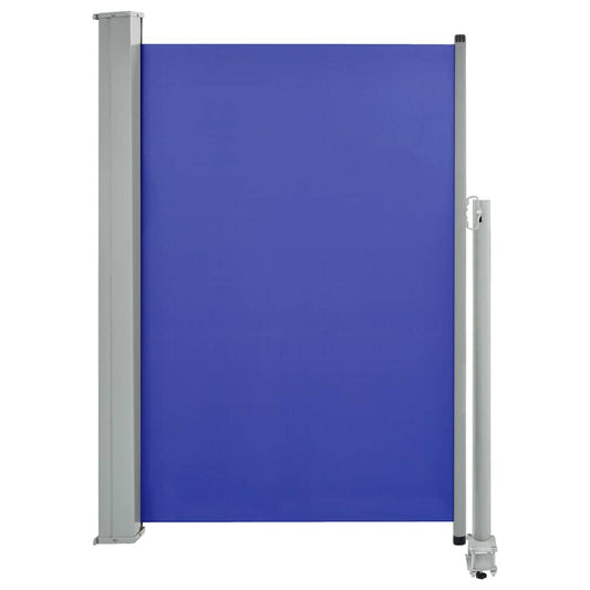 Vidaxl Toldo Lateral Retráctil De Jardín Azul 120x300 Cm_0