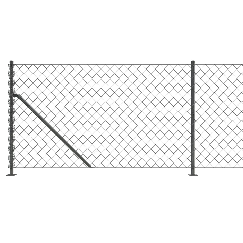 Cerca De Alambre Con Brida Gris Antracita 1x25 M / Vetonek_1