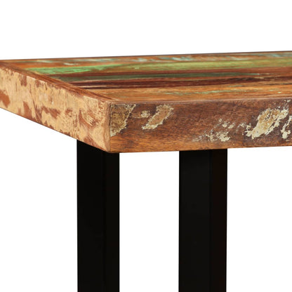 Mesa De Bar De Madera Maciza Reciclada 120x60x107 Cm_3