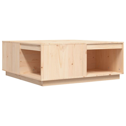 Mesa De Centro De Madera Maciza De Pino 100x101x40,5 Cm_0
