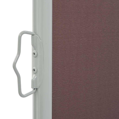 Vidaxl Toldo Lateral Retráctil De Jardín Marrón 120x300 Cm_4