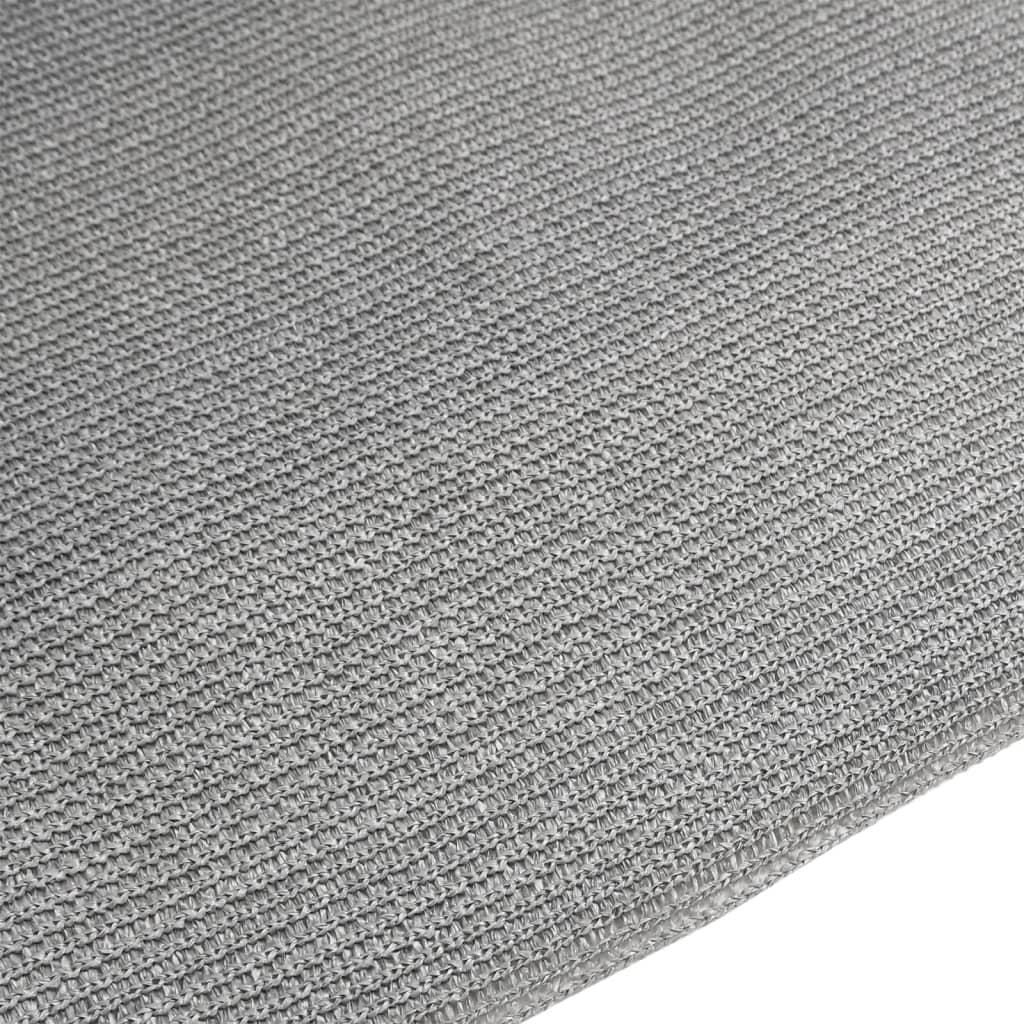 Vidaxl Red De Privacidad Hdpe Gris Claro 2x10 M 150 G/m²_4